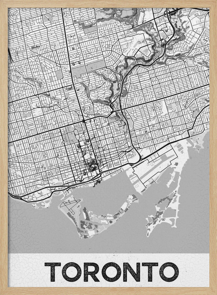 Toronto White - Poster / Art Print