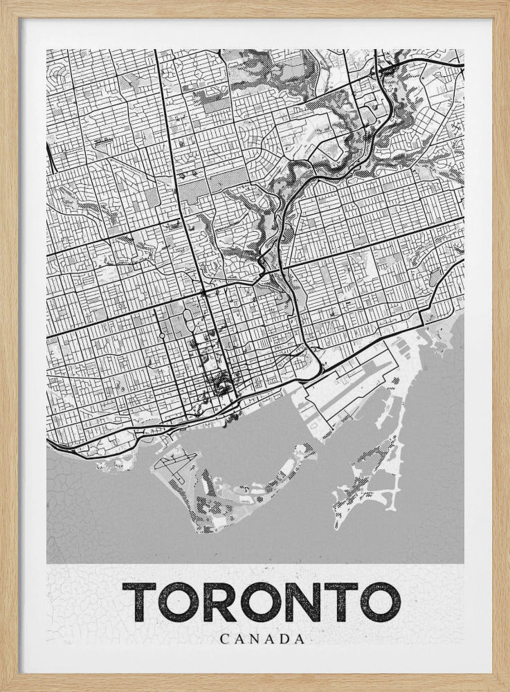 Toronto White - Poster / Art Print