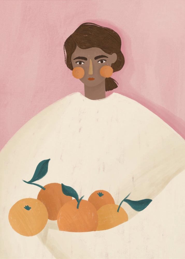 The Woman With the Oranges - Poster / Art Print