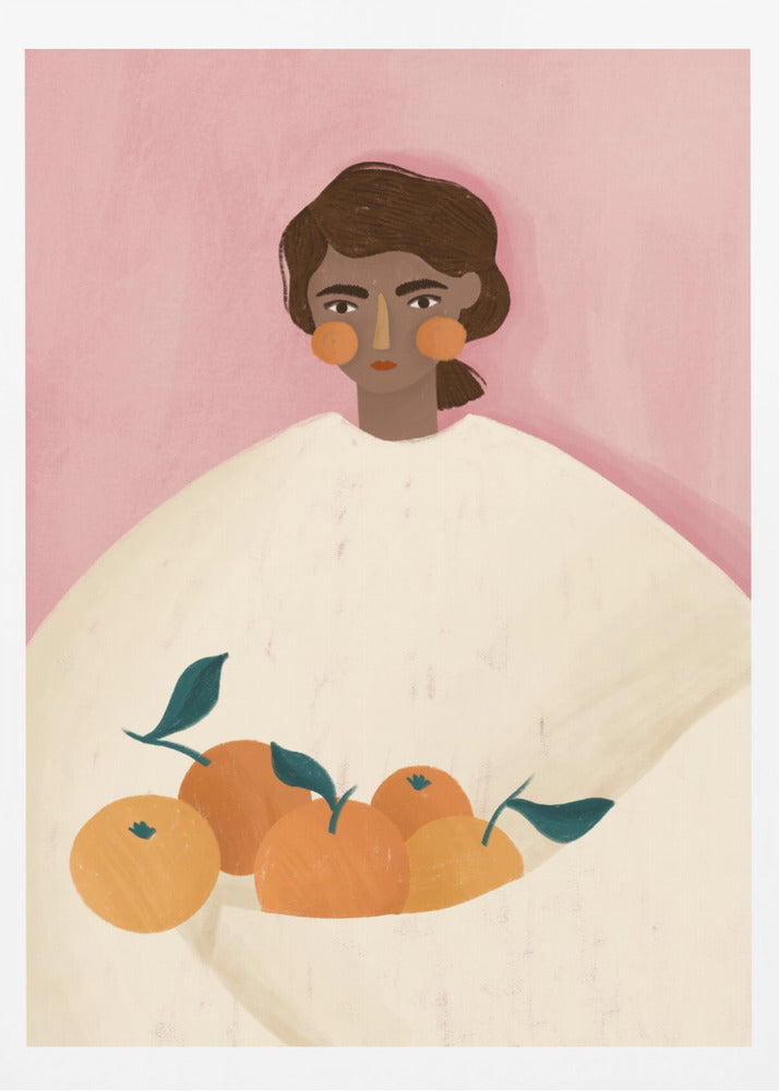 The Woman With the Oranges - Poster / Art Print