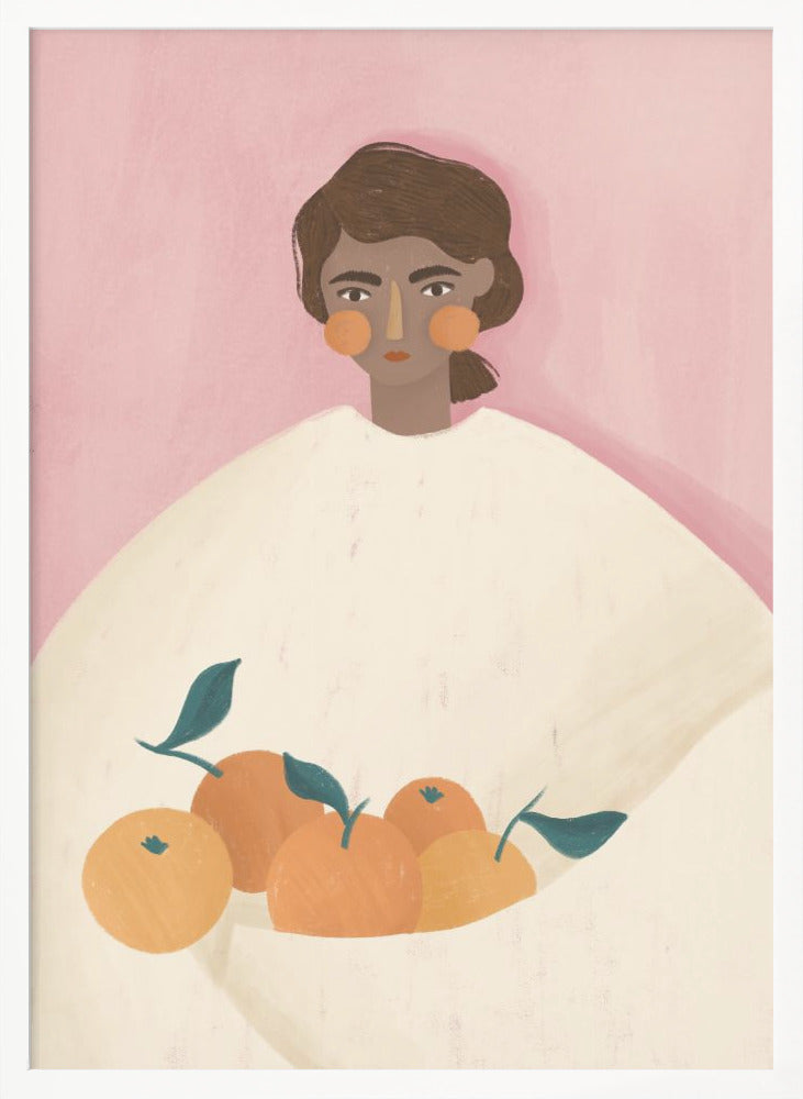 The Woman With the Oranges - Poster / Art Print