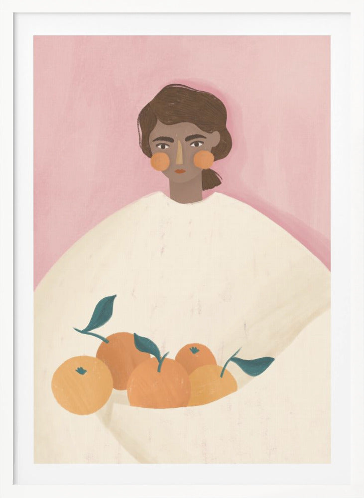 The Woman With the Oranges - Poster / Art Print