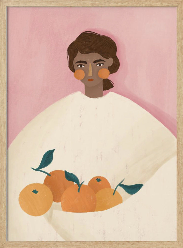 The Woman With the Oranges - Poster / Art Print