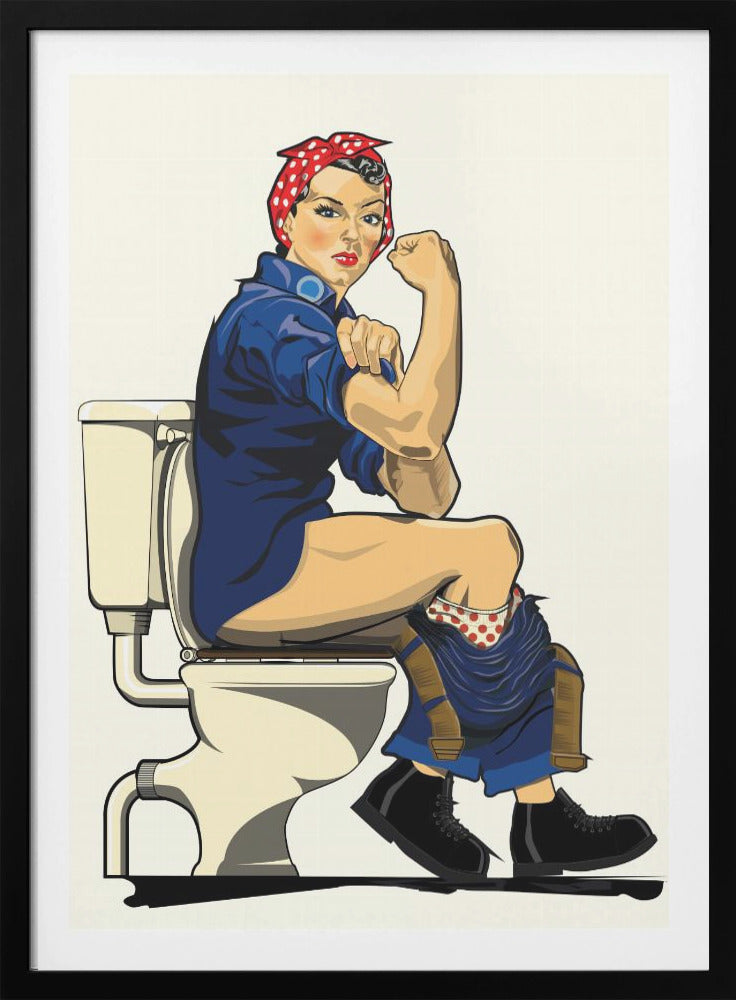 We Can Do It, Toilet Edition - Poster / Art Print