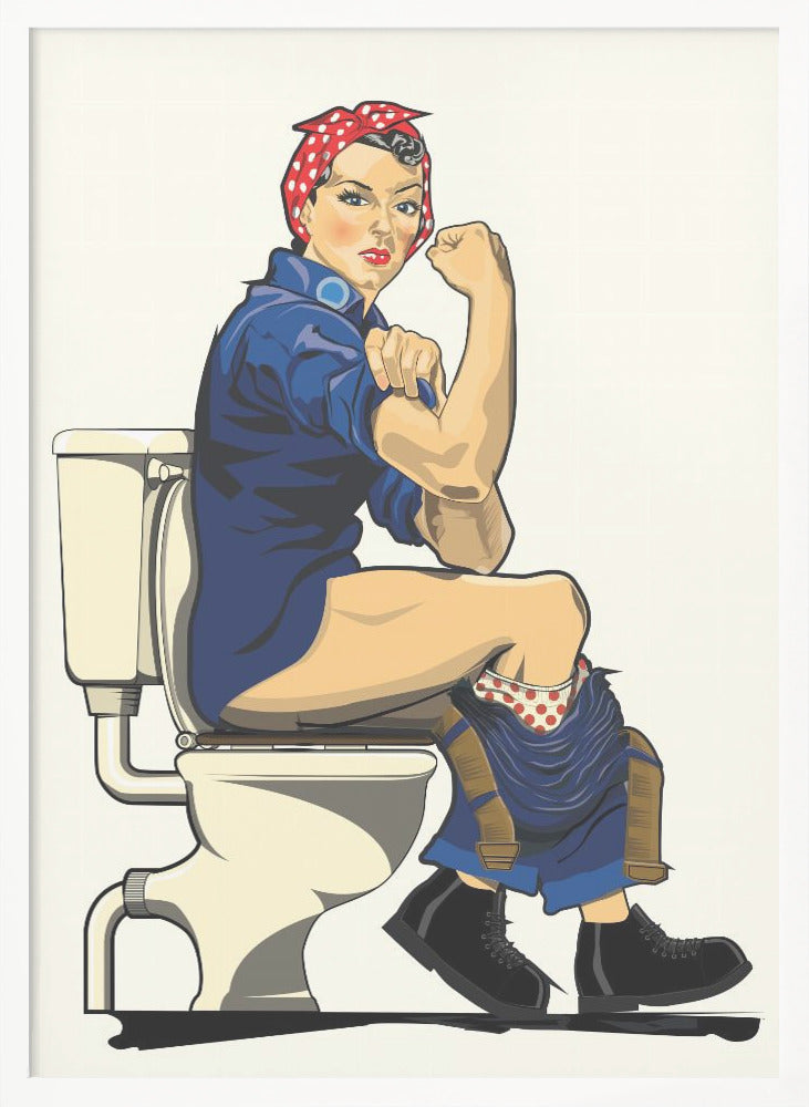 We Can Do It, Toilet Edition - Poster / Art Print