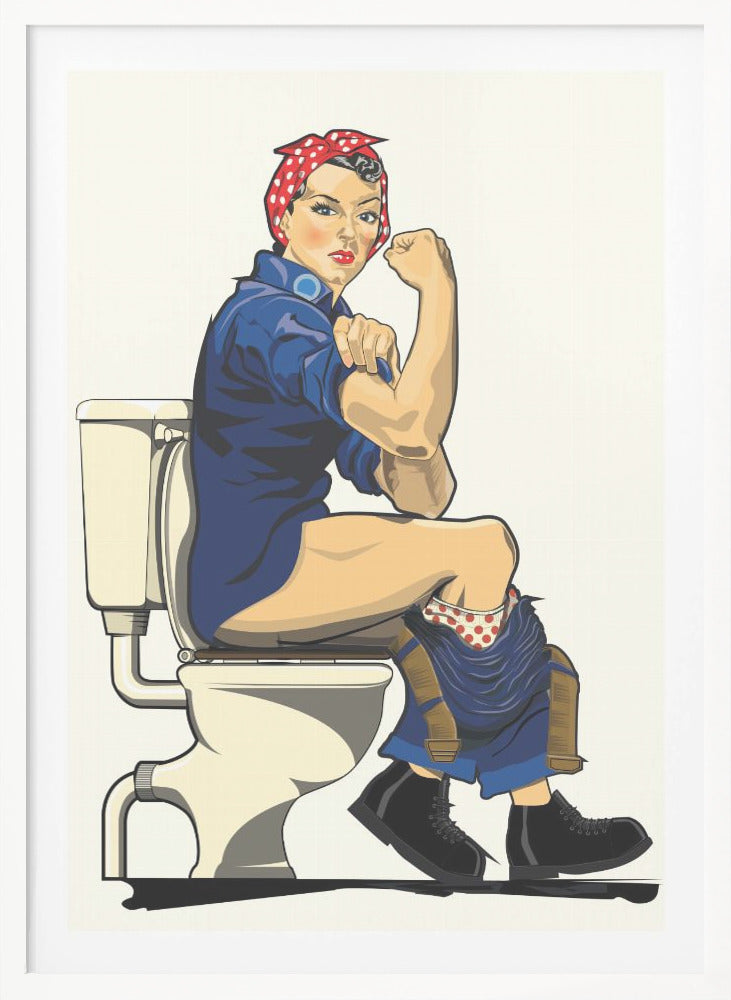 We Can Do It, Toilet Edition - Poster / Art Print
