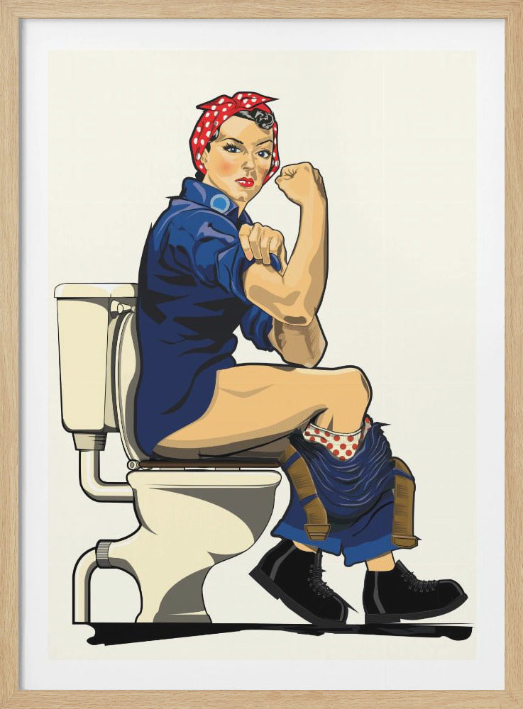 We Can Do It, Toilet Edition - Poster / Art Print