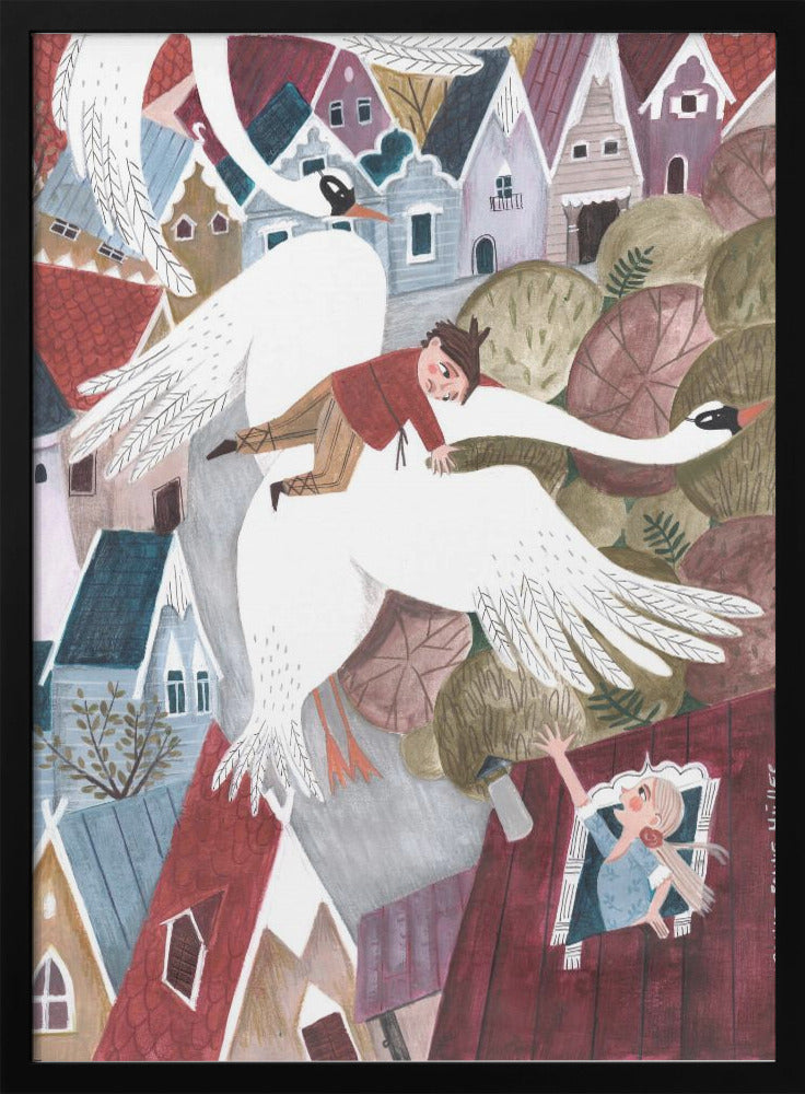 The magical wild geese - Poster / Art Print