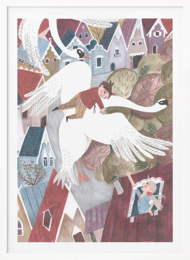 The magical wild geese - Poster / Art Print