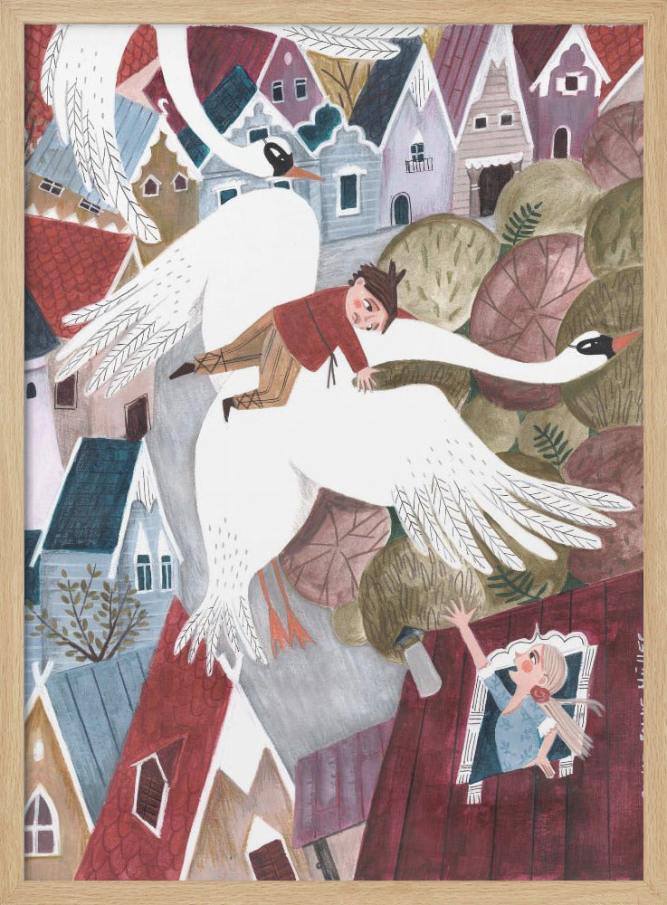The magical wild geese - Poster / Art Print
