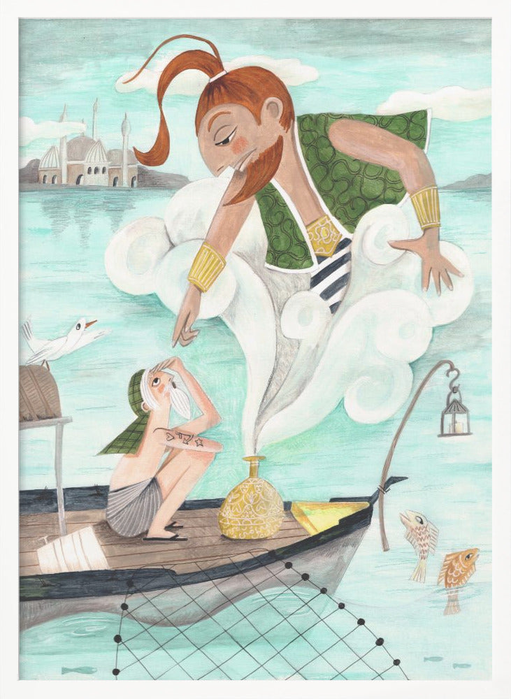 The Fisherman and the Jinni - Poster / Art Print
