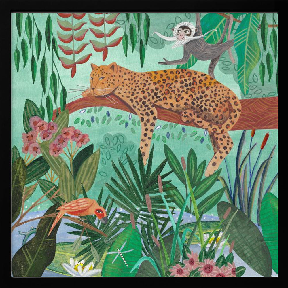 Leopard in the jungle - Poster / Art Print