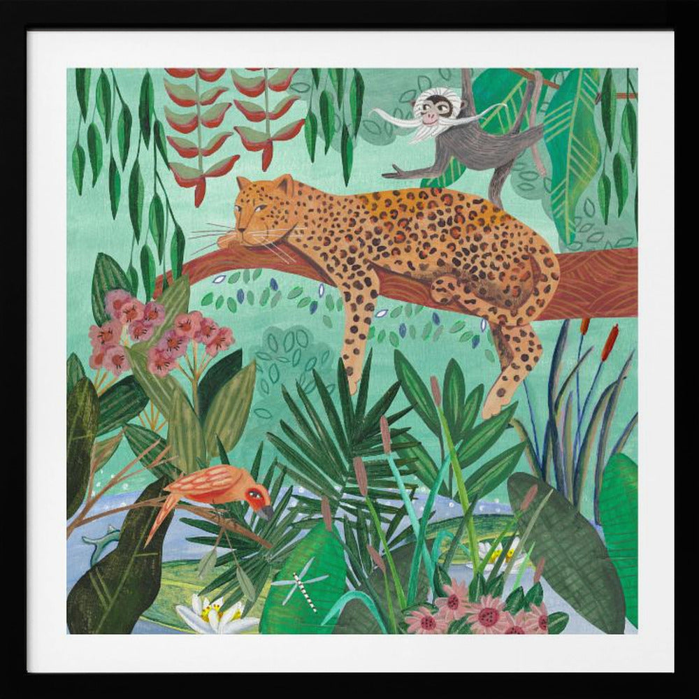 Leopard in the jungle - Poster / Art Print