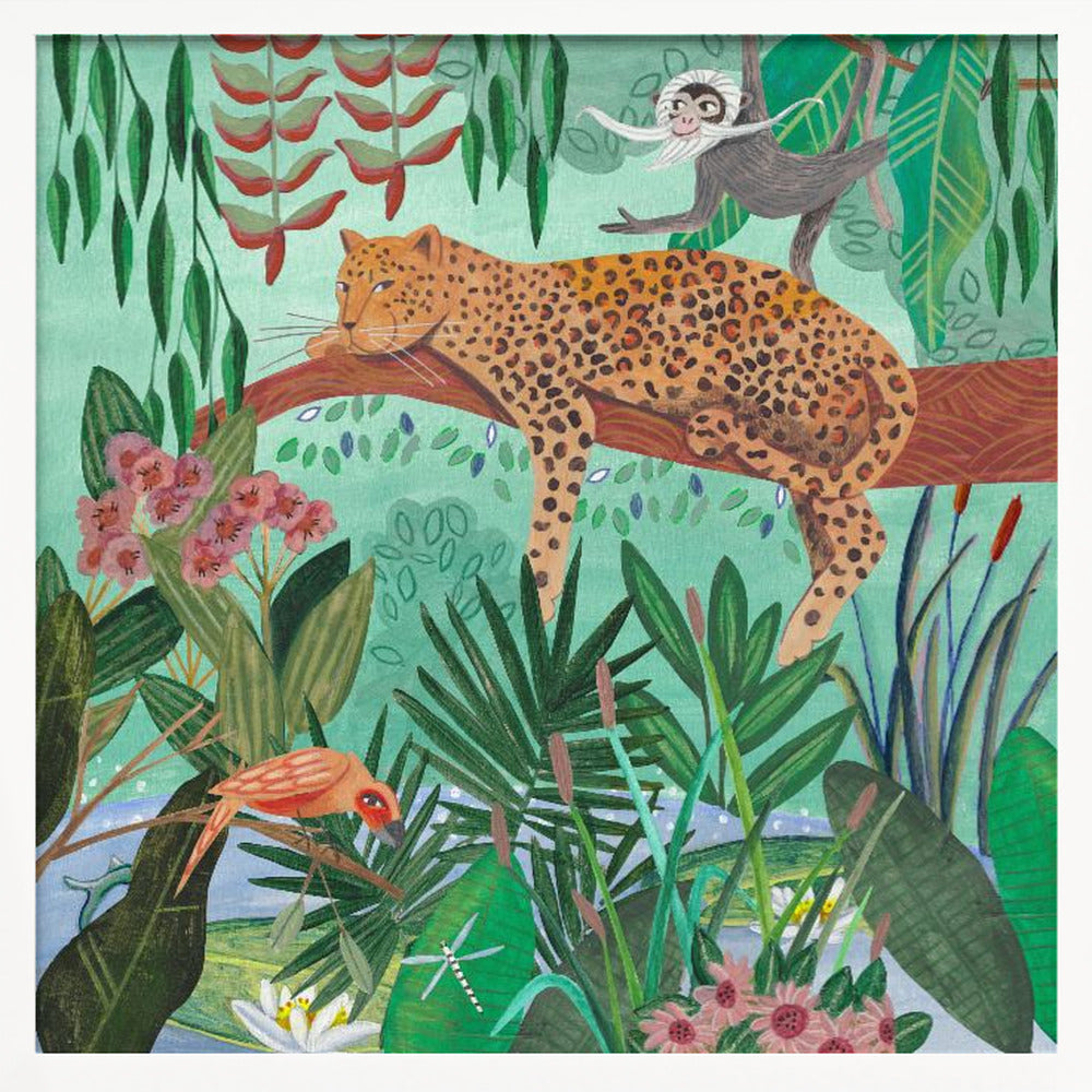 Leopard in the jungle - Poster / Art Print