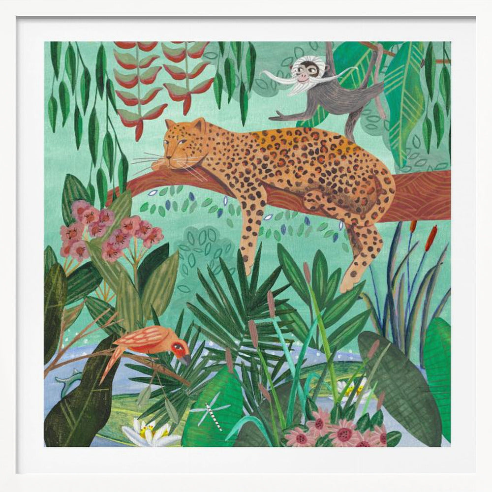 Leopard in the jungle - Poster / Art Print