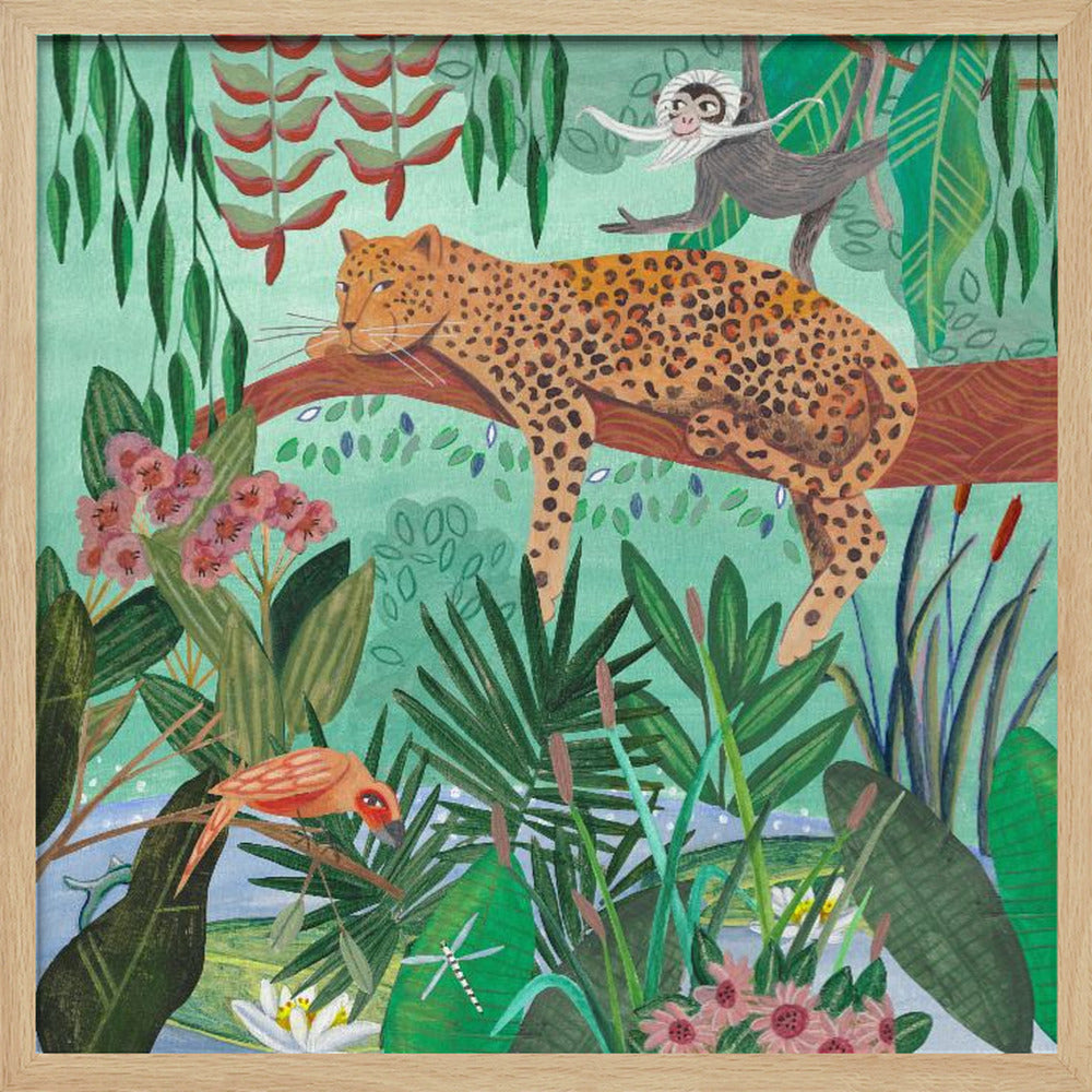 Leopard in the jungle - Poster / Art Print