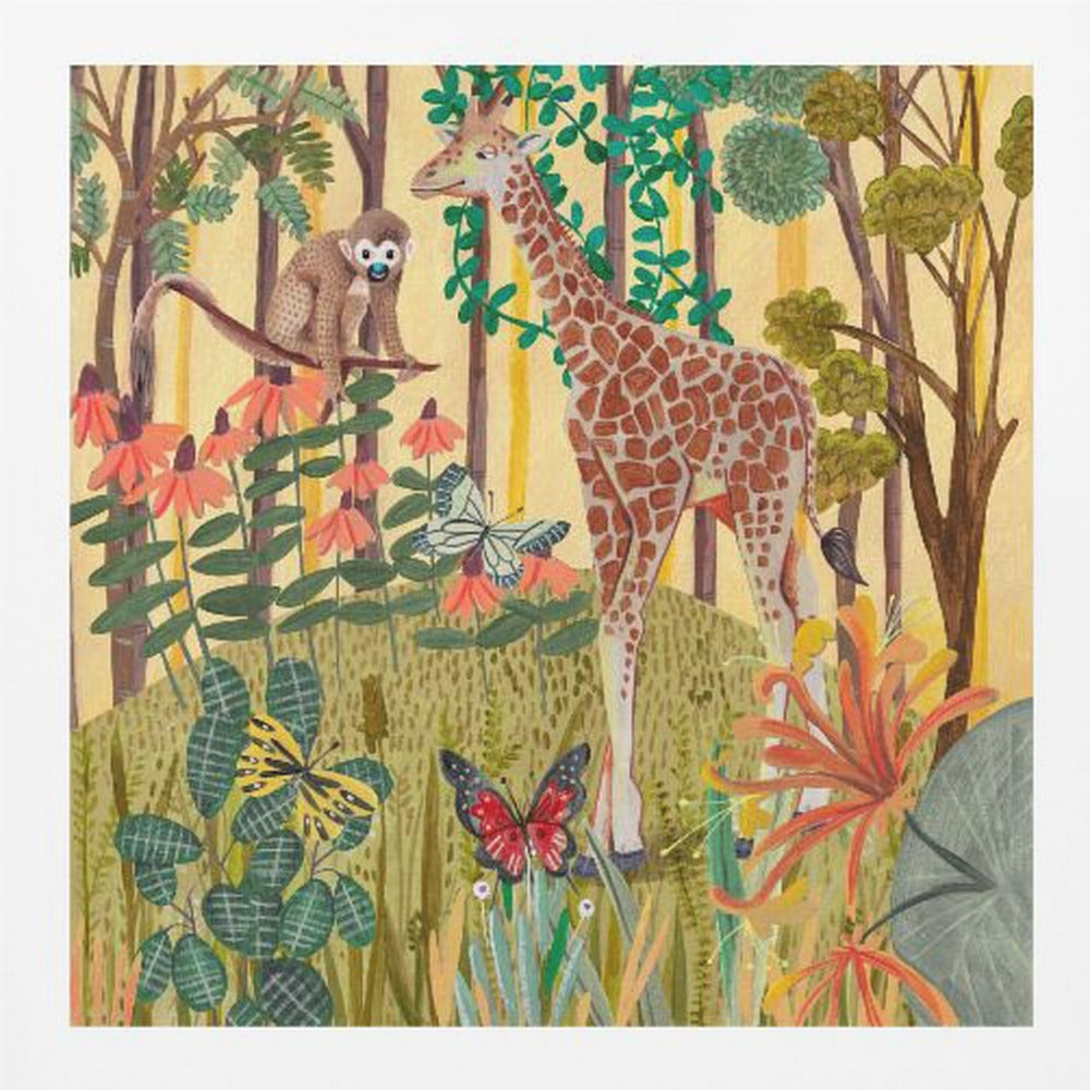 Giraffe in nature - Poster / Art Print
