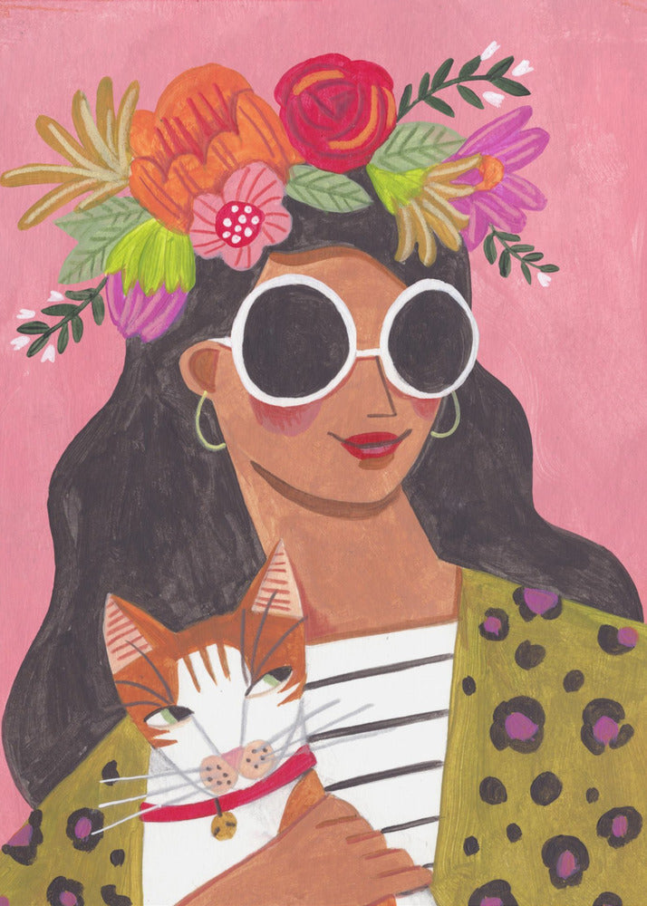 Cat Lady - Poster / Art Print