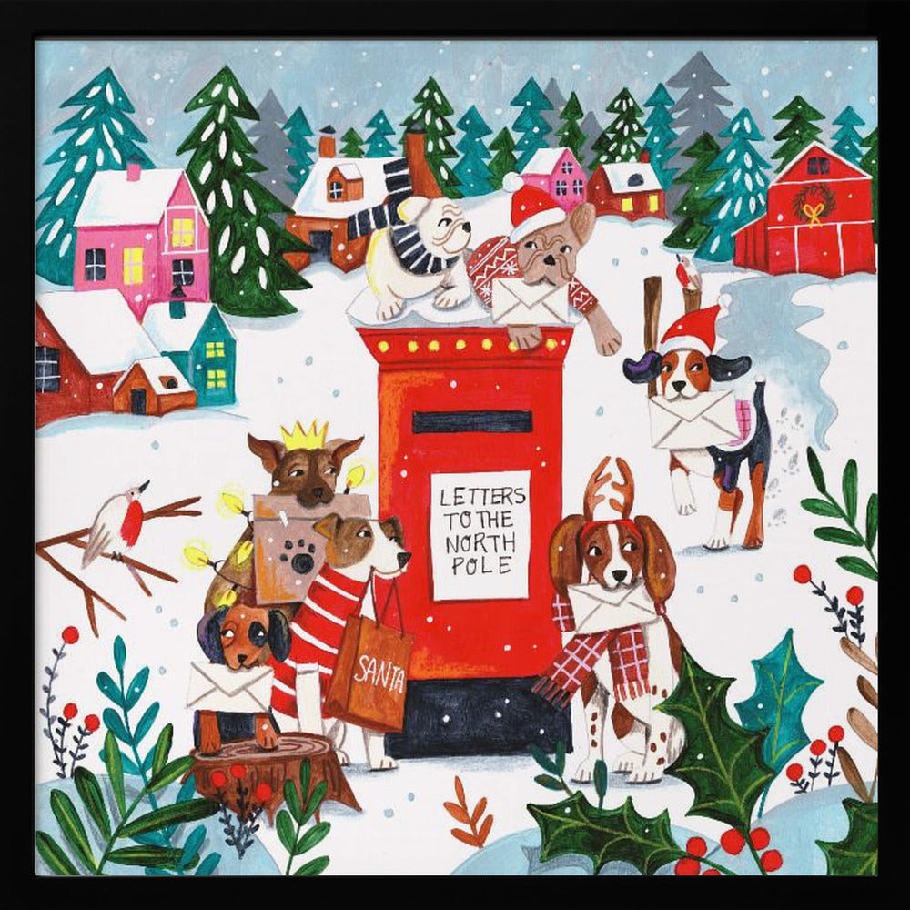 Christmas post - Poster / Art Print