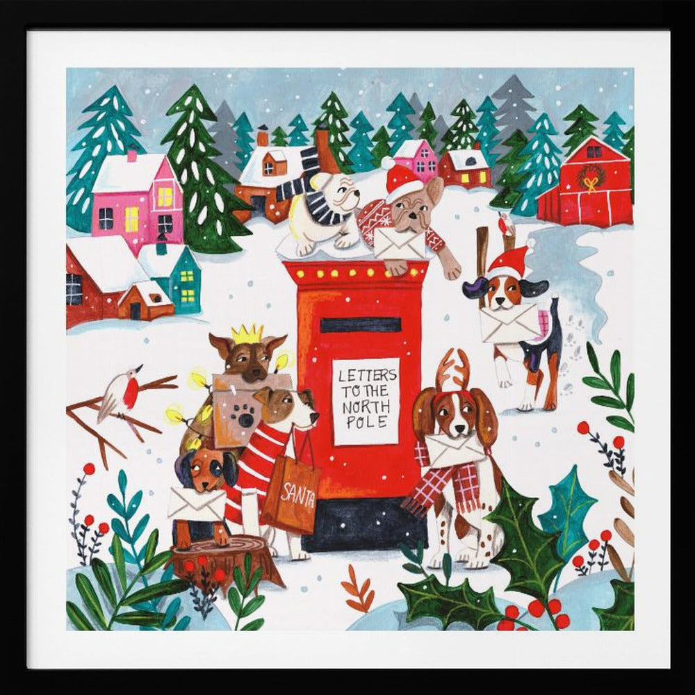 Christmas post - Poster / Art Print