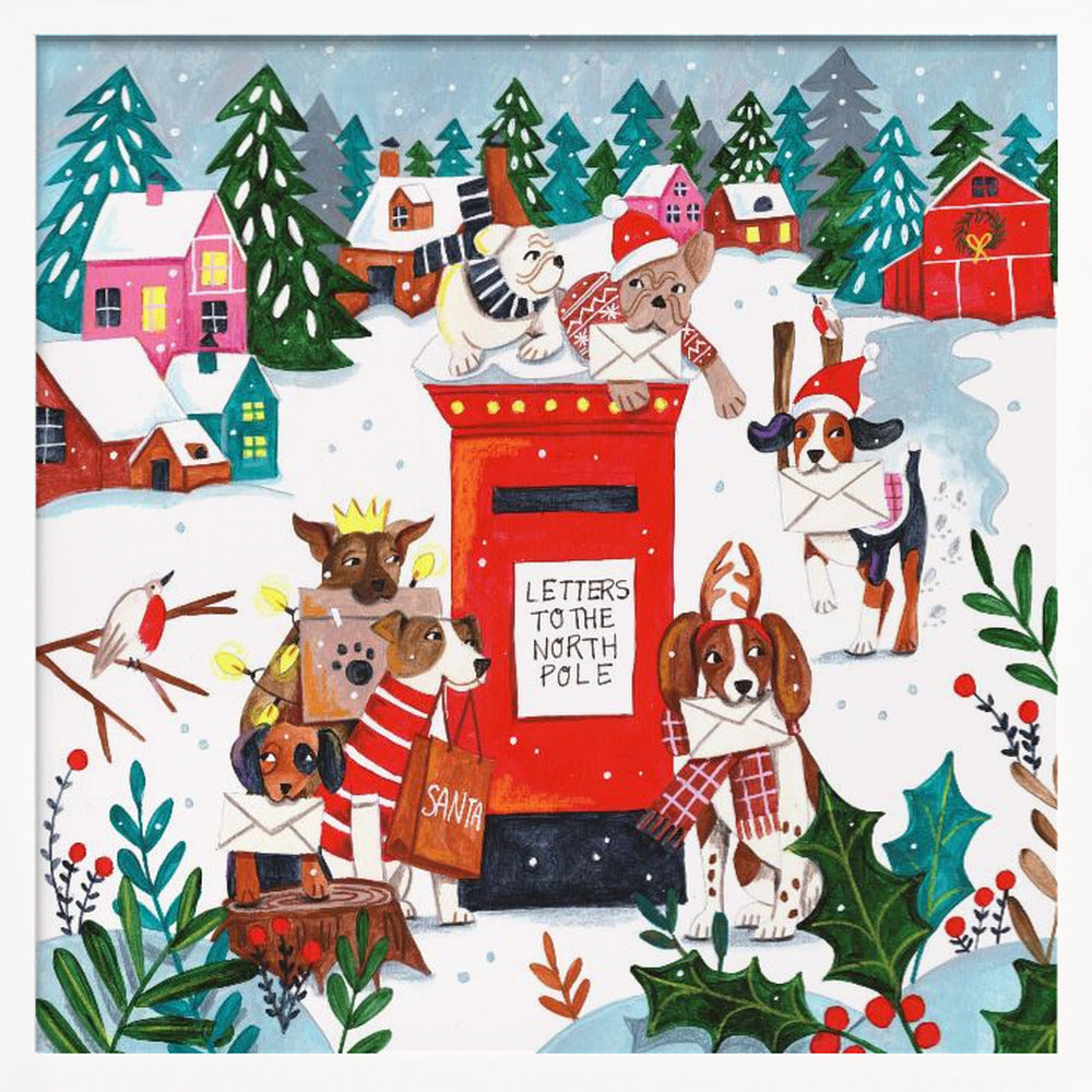Christmas post - Poster / Art Print