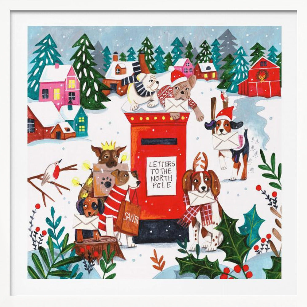 Christmas post - Poster / Art Print