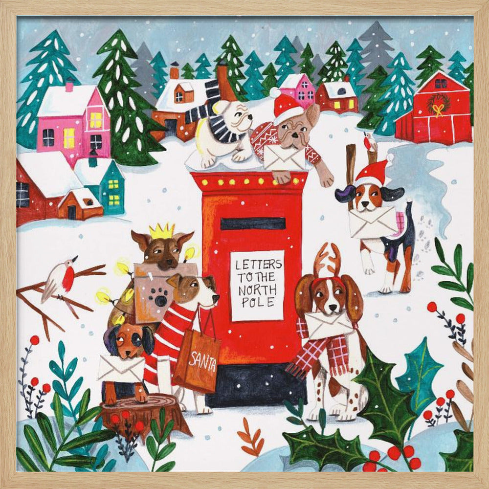 Christmas post - Poster / Art Print