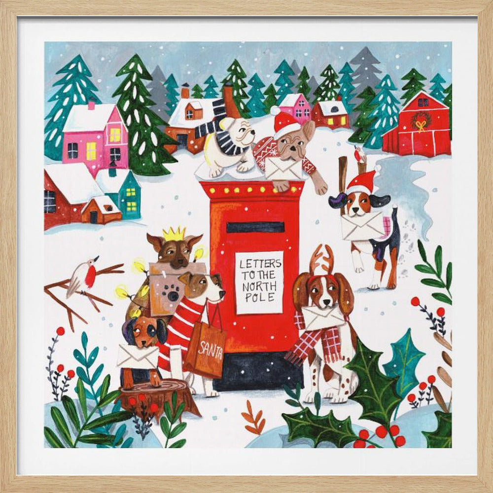 Christmas post - Poster / Art Print