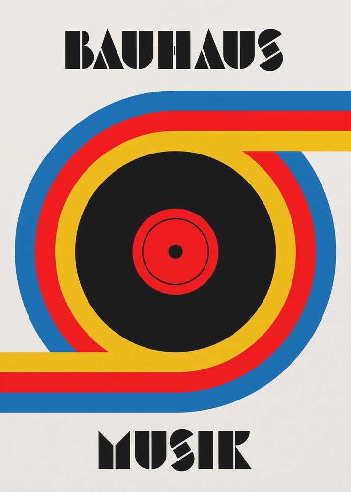 Bauhaus Music Vinyl - Poster / Art Print