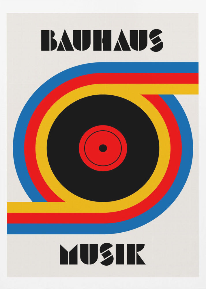 Bauhaus Music Vinyl - Poster / Art Print