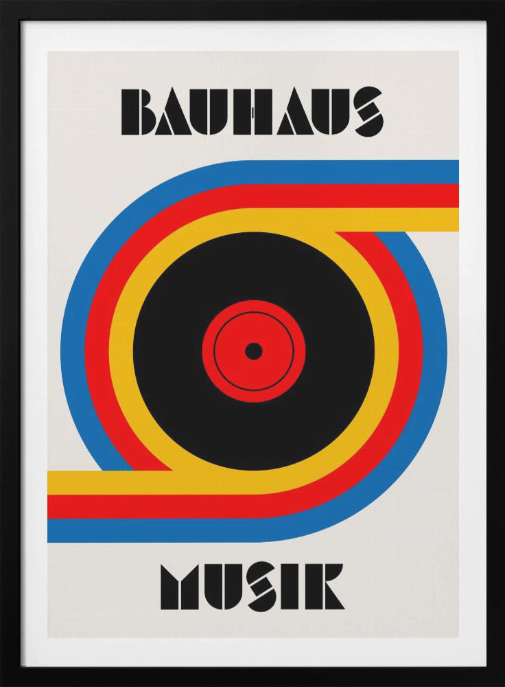 Bauhaus Music Vinyl - Poster / Art Print