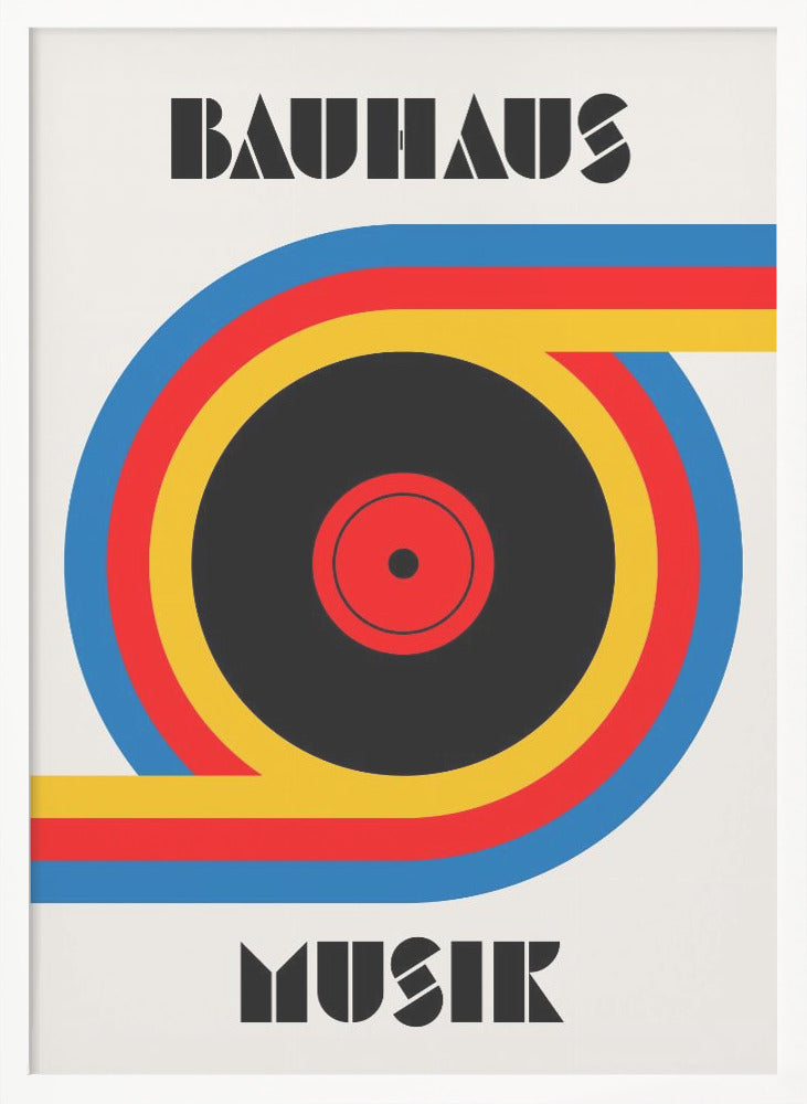 Bauhaus Music Vinyl - Poster / Art Print