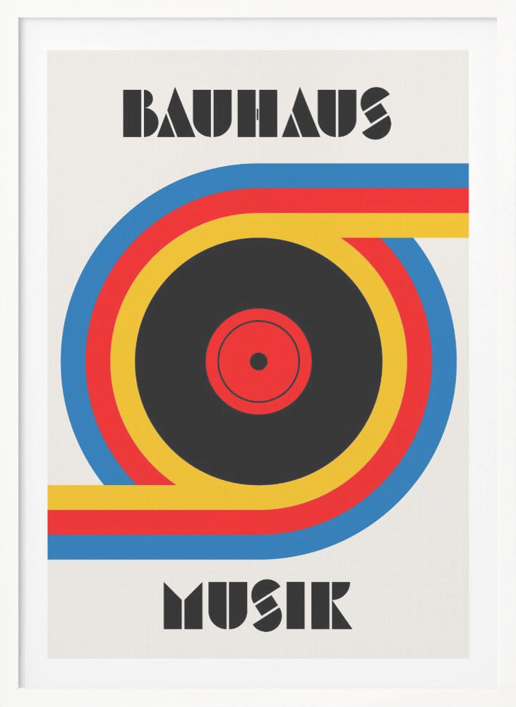 Bauhaus Music Vinyl - Poster / Art Print