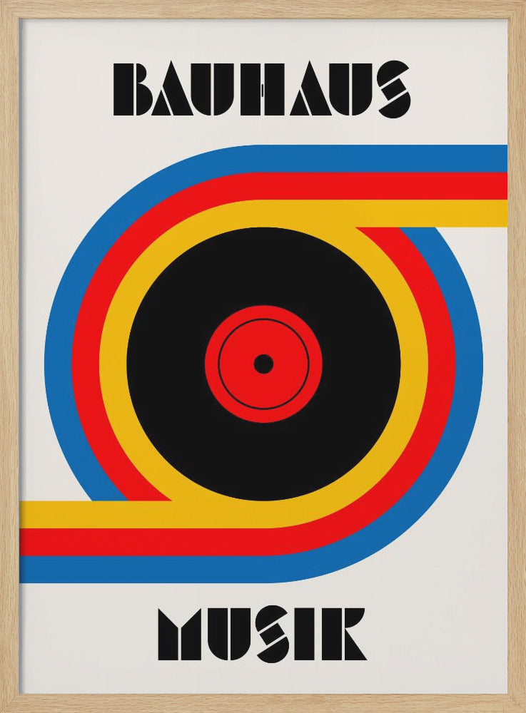 Bauhaus Music Vinyl - Poster / Art Print