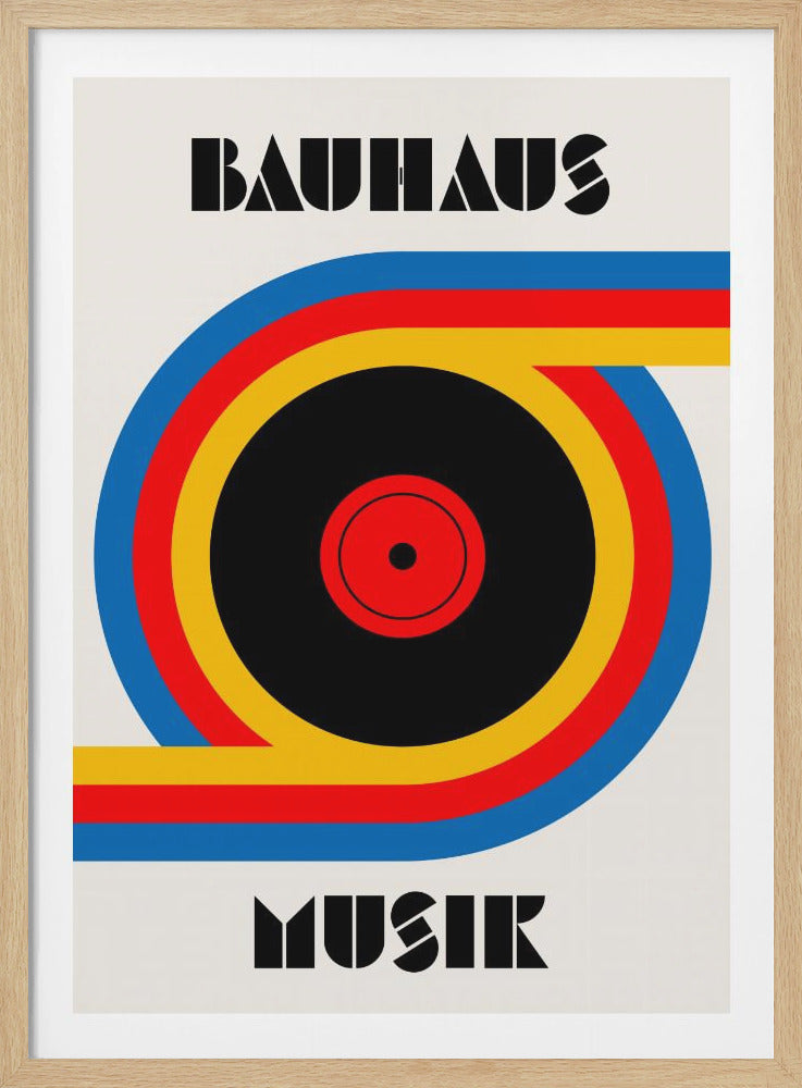 Bauhaus Music Vinyl - Poster / Art Print