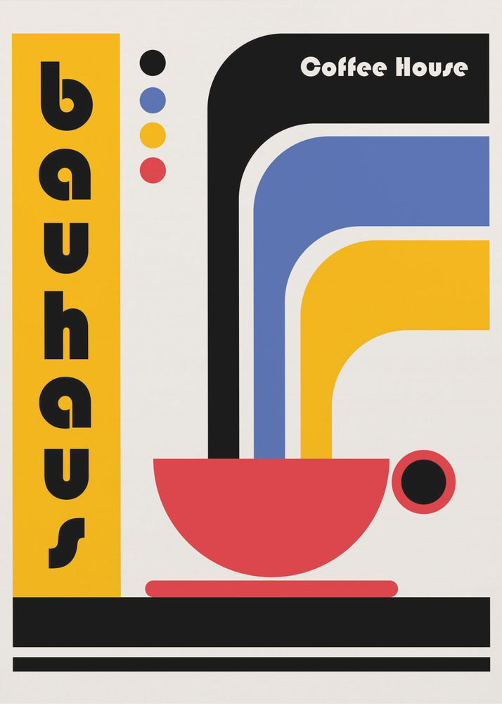 Bauhaus Coffee House - Poster / Art Print