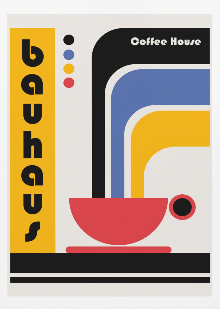 Bauhaus Coffee House - Poster / Art Print