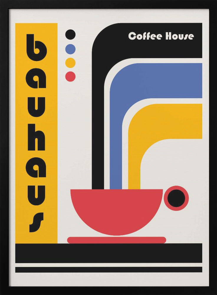 Bauhaus Coffee House - Poster / Art Print