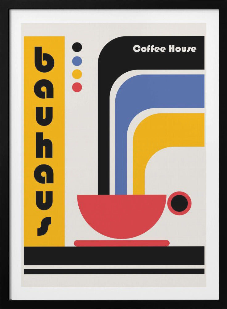 Bauhaus Coffee House - Poster / Art Print