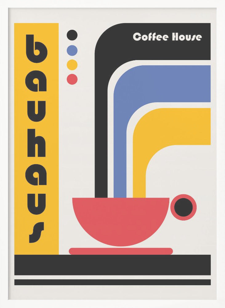 Bauhaus Coffee House - Poster / Art Print
