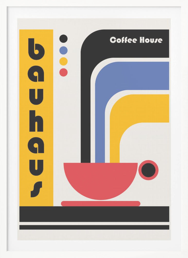 Bauhaus Coffee House - Poster / Art Print