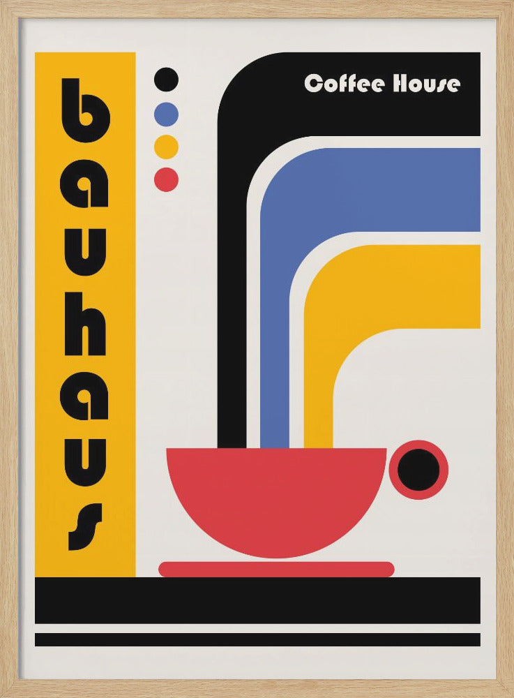 Bauhaus Coffee House - Poster / Art Print