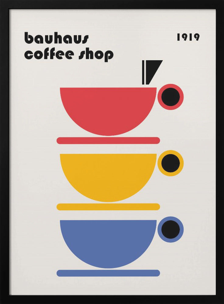 Bauhaus Coffee Minimalist - Poster / Art Print