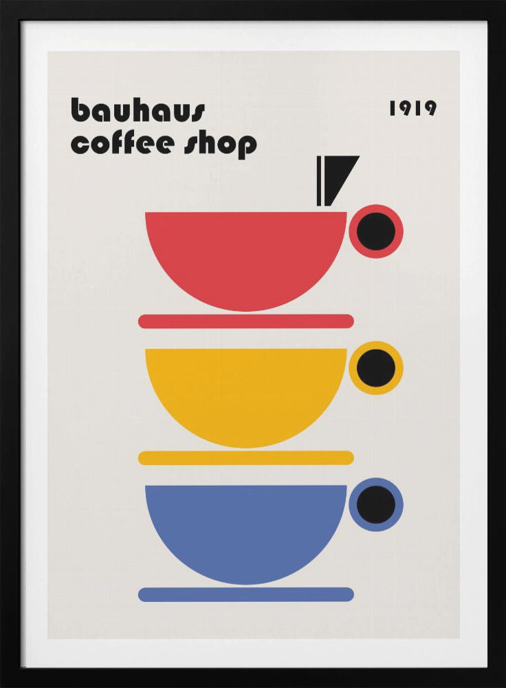 Bauhaus Coffee Minimalist - Poster / Art Print