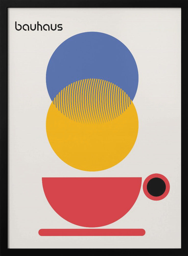 Bauhaus Coffee Abstract - Poster / Art Print