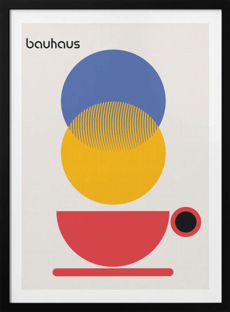 Bauhaus Coffee Abstract - Poster / Art Print
