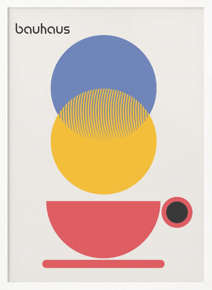 Bauhaus Coffee Abstract - Poster / Art Print