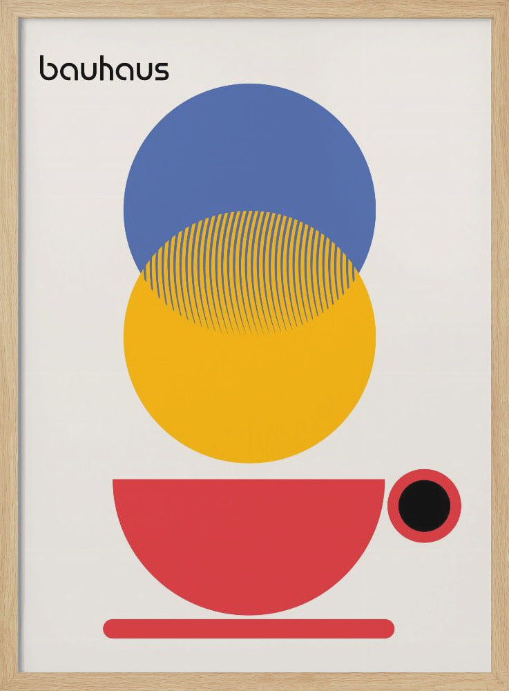 Bauhaus Coffee Abstract - Poster / Art Print