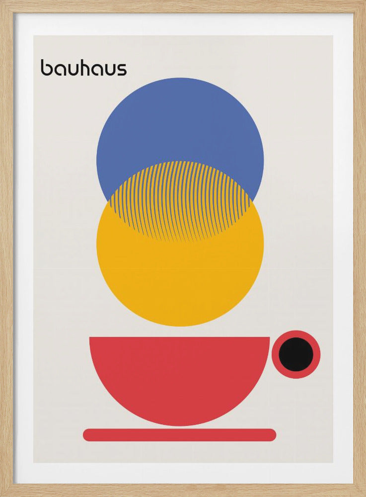 Bauhaus Coffee Abstract - Poster / Art Print