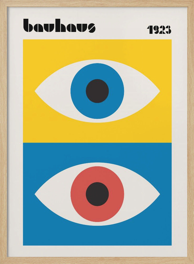 Bauhaus Eyes Abstract - Poster / Art Print